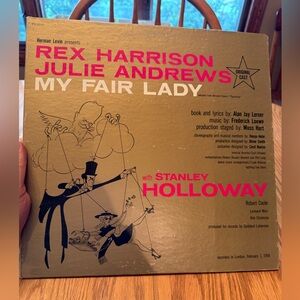 My Fair Lady Vinyl Vintage Record-Rex Harrison & Julie Andrews